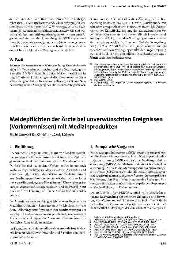 Vorschauseite 4: Die Neuregelung des § 69 Abs. 2 SGB V - Weg frei für mehr Wettbewerb auf dem Versorgungsmarkt?