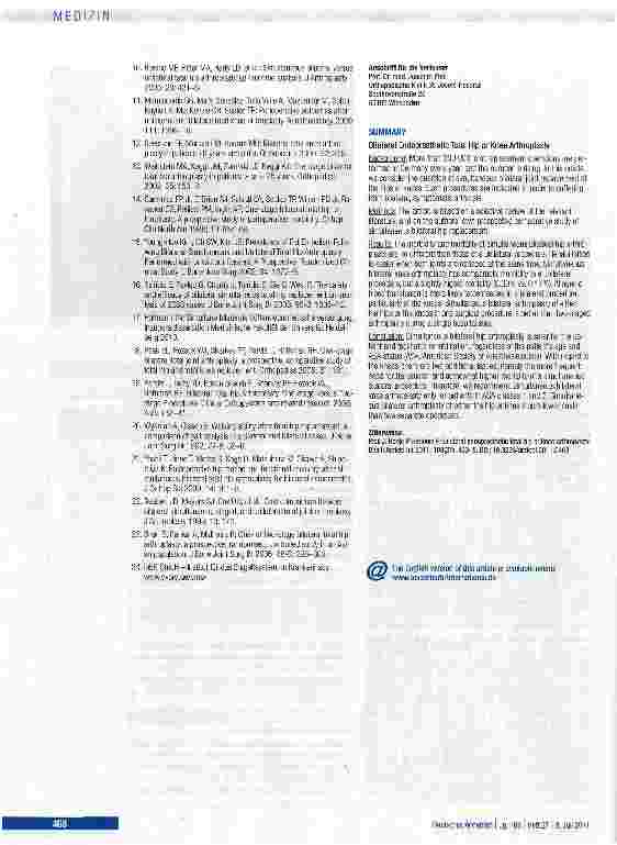Vorschauseite 6: Bilateraler endoprothetischer Ersatz am Hiiftoder Kniegelenk