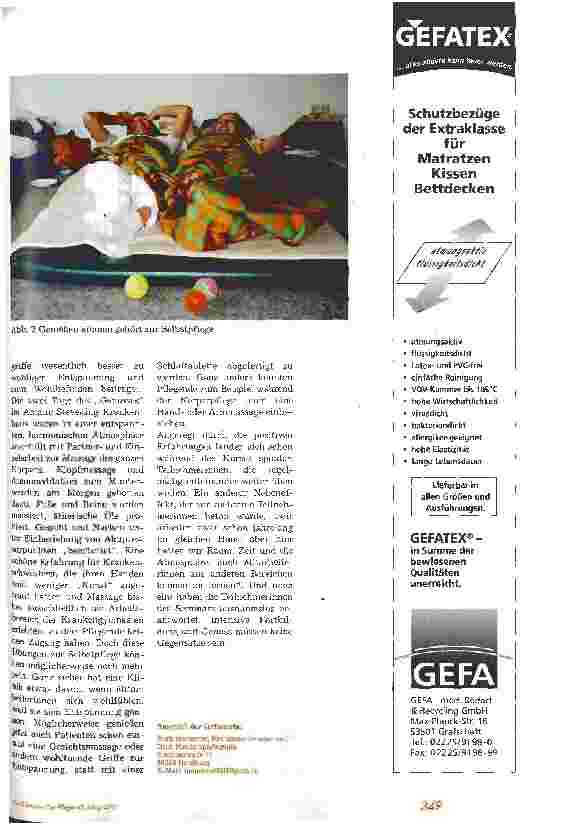 Vorschauseite 3: Wer nicht genießen kann, wird selbst bald ungenießbar Selbstpflege