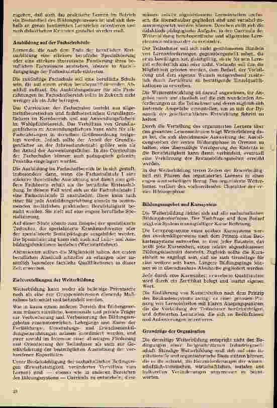 Vorschauseite 4: Strukturplan für das Bildungswesen
