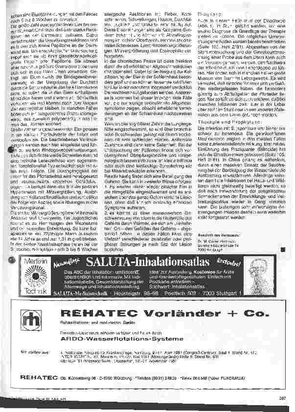 Vorschauseite 3: Wurminfektionen - Schistosomiasis