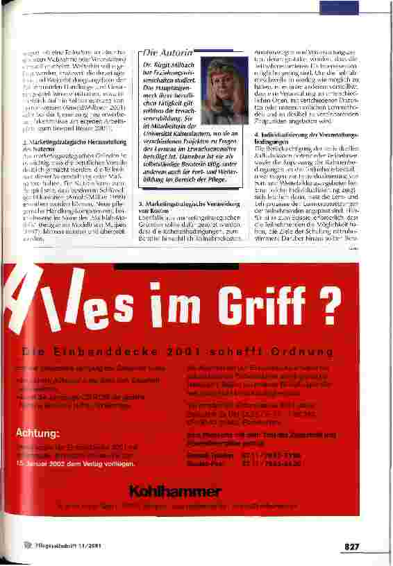 Vorschauseite 3: Ein Check-up für mehr Adressaten-orientierung