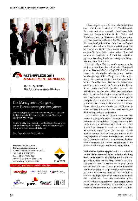 Vorschauseite 3: Mit Assistenzsystemen Zeit einsparenDokumentationsund Informationstechnologie