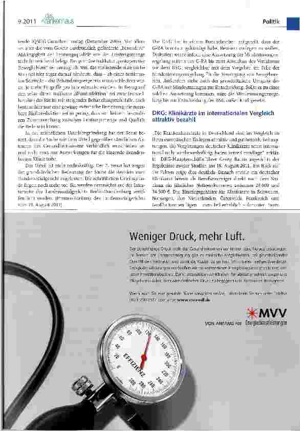 Vorschauseite 6: Das GKV-Versorgungsstrukturgesetz in der Diskussion
