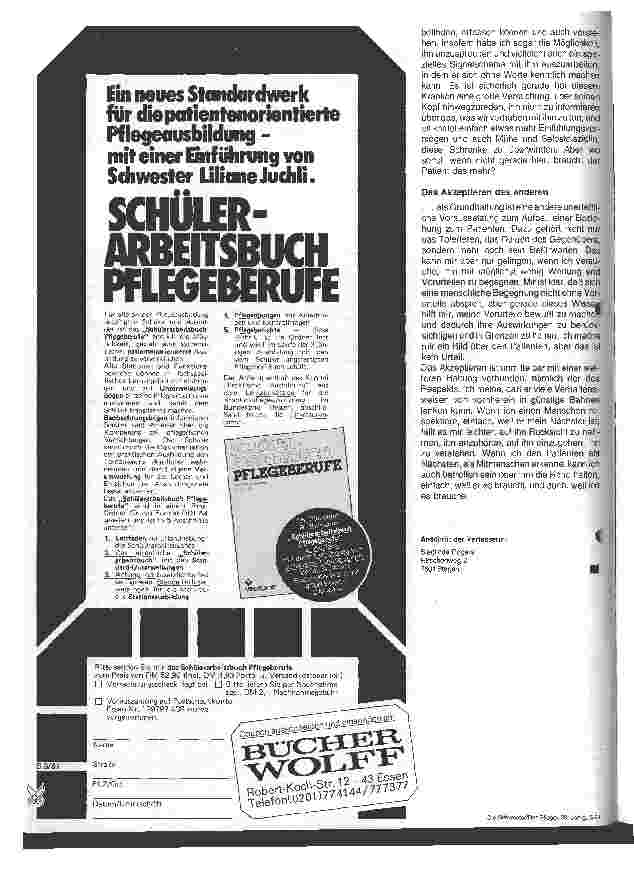 Vorschauseite 2: Die menschliche Beziehung zwischen Patient und Krankenschwester