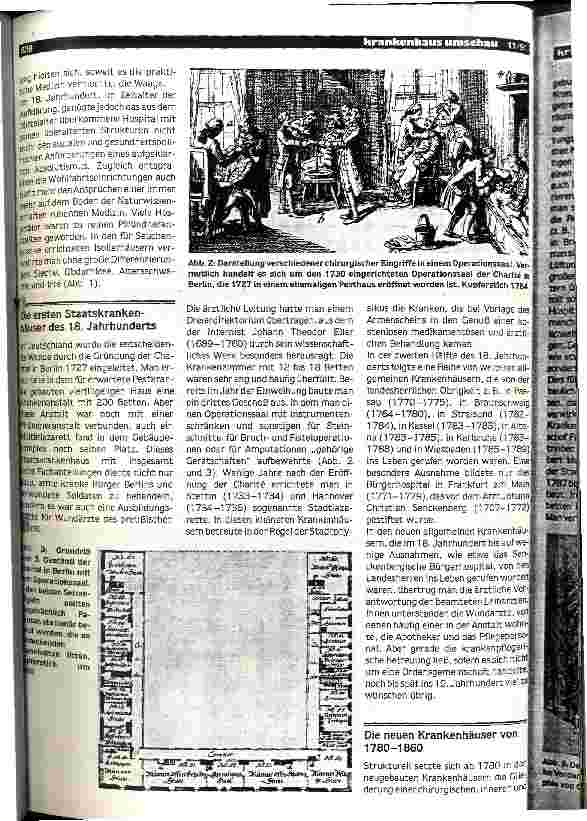 Vorschauseite 2: Grundzüge der Krankenhausgeschichte in den vergangenen 200 Jahren