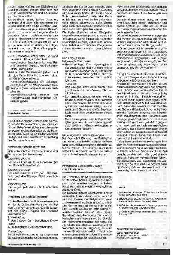 Vorschauseite 2: Umgang mit dem inkontinenten Patienten 1. Teil: Theoretische Grundlagen