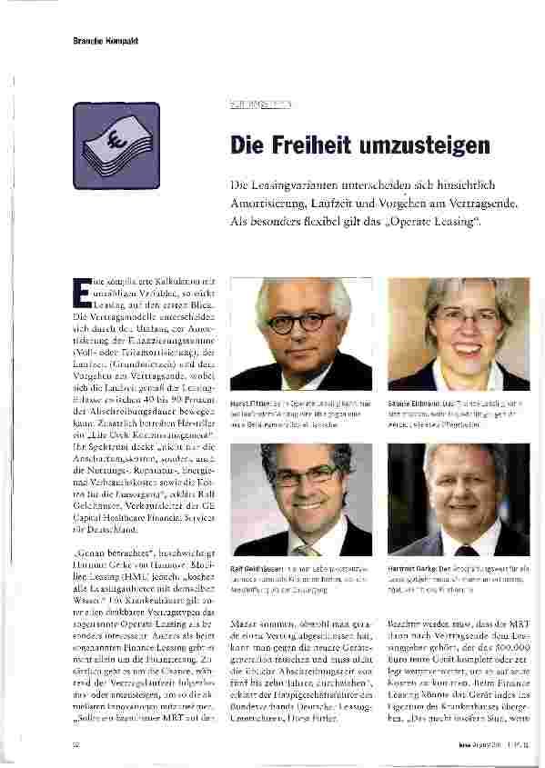Vorschauseite 1: Die Freiheit umzusteigen