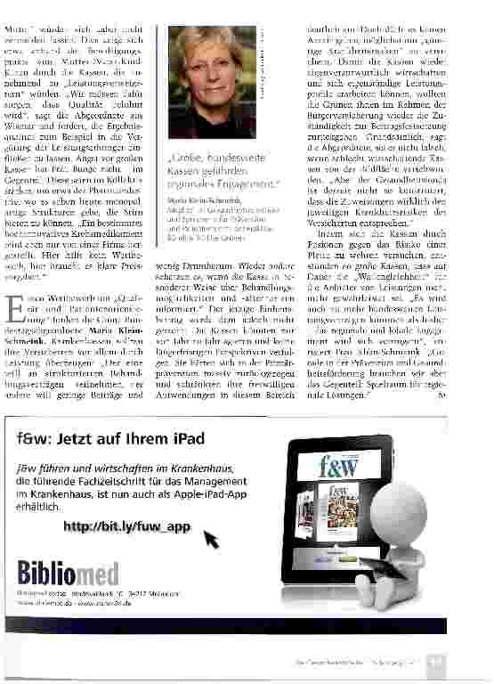 Vorschauseite 3: 4:1 gegen den Zusatzbeitrag