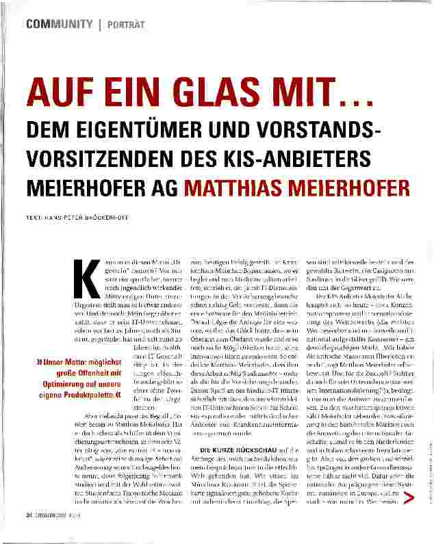 Vorschauseite 1: AUF EIN GLAS MIT...
