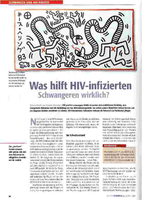 Vorschauseite 1: Was hilft HlV-infizierten Schwangeren wirklich?