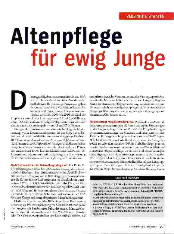 Vorschauseite 2: Altenpflege für ewig Junge