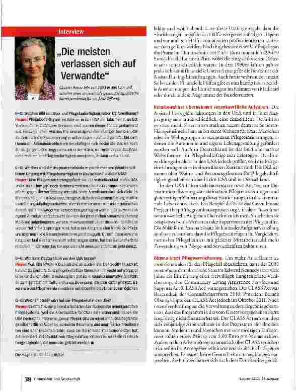 Vorschauseite 5: Altenpflege für ewig Junge