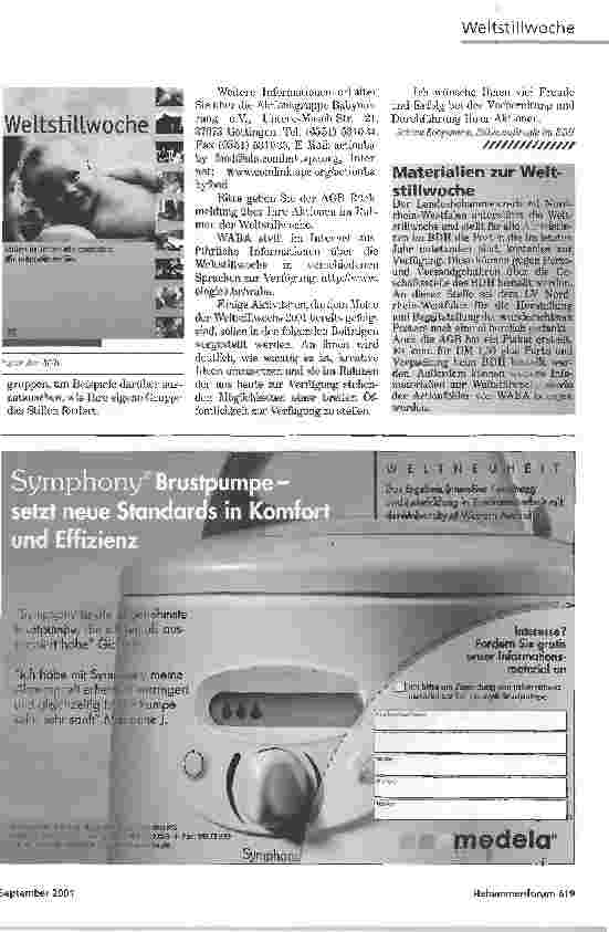 Vorschauseite 2: STILLEN IM INFORMATIONSZEITALTER