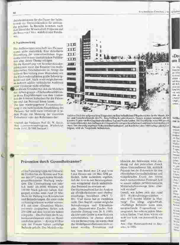 Vorschauseite 2: Realismus in der Krankenhaushygiene