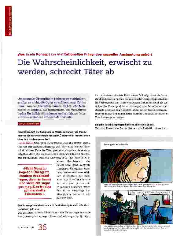 Vorschauseite 1: Die Wahrscheinlichkeit, erwischt zu werden, schreckt Täter ab