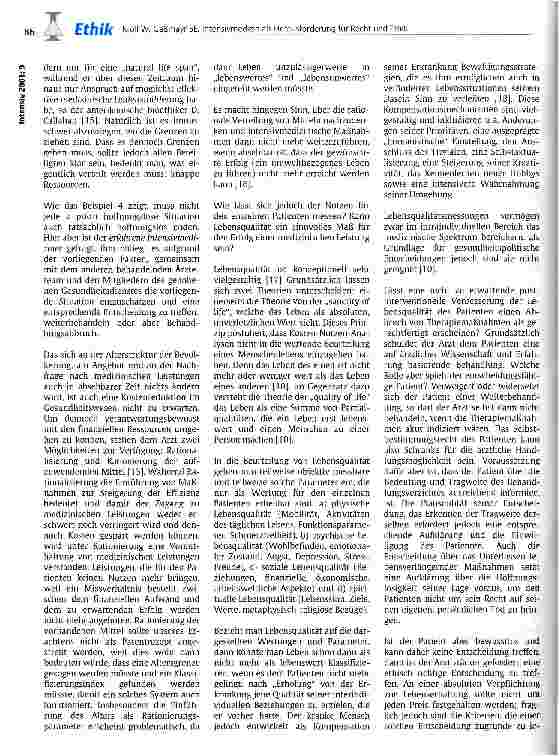Vorschauseite 4: Intensivmedizin als Herausforderung für Recht und Ethik