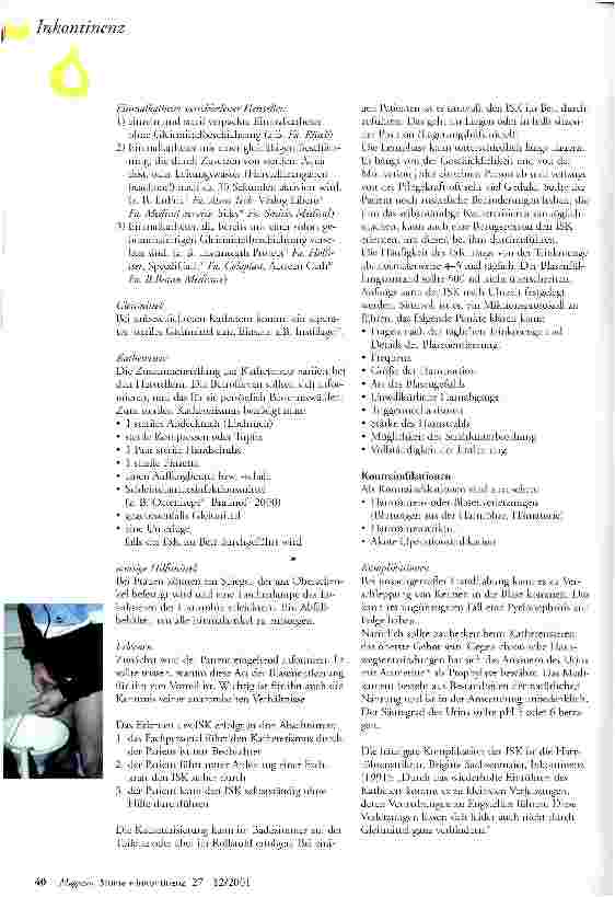 Vorschauseite 4: Neurogene Blase und ISK