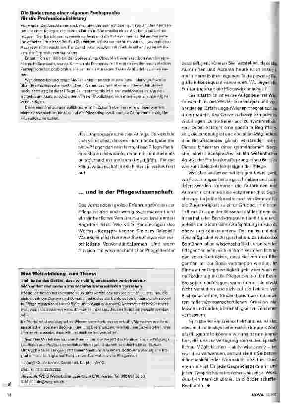 Vorschauseite 5: Die Sprache in der Pflege Eine Betrachtung aus verschiedenen Blickwinkeln