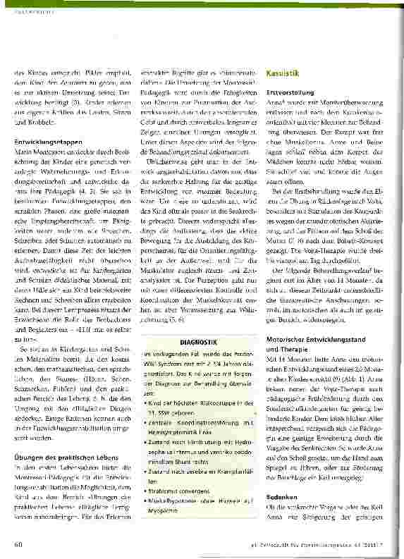Vorschauseite 2: Physiotherapie bei neurologisch bedingten Bewegungsstörungen im Kindesalter