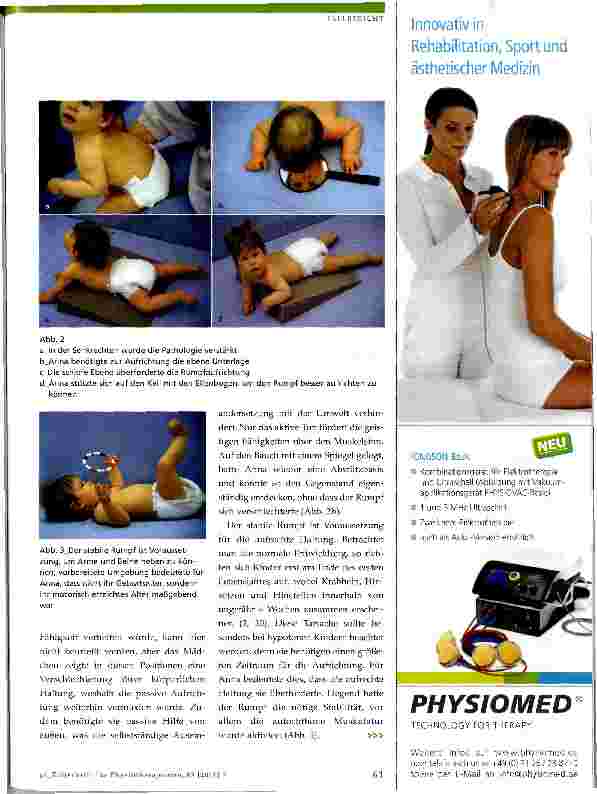 Vorschauseite 3: Physiotherapie bei neurologisch bedingten Bewegungsstörungen im Kindesalter