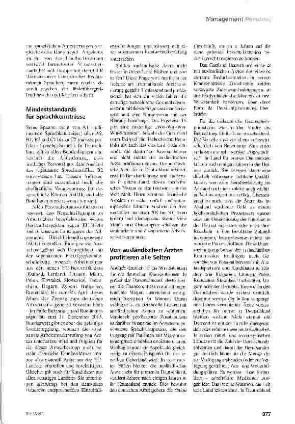 Vorschauseite 2: Ärztesuche ohne Grenzen
