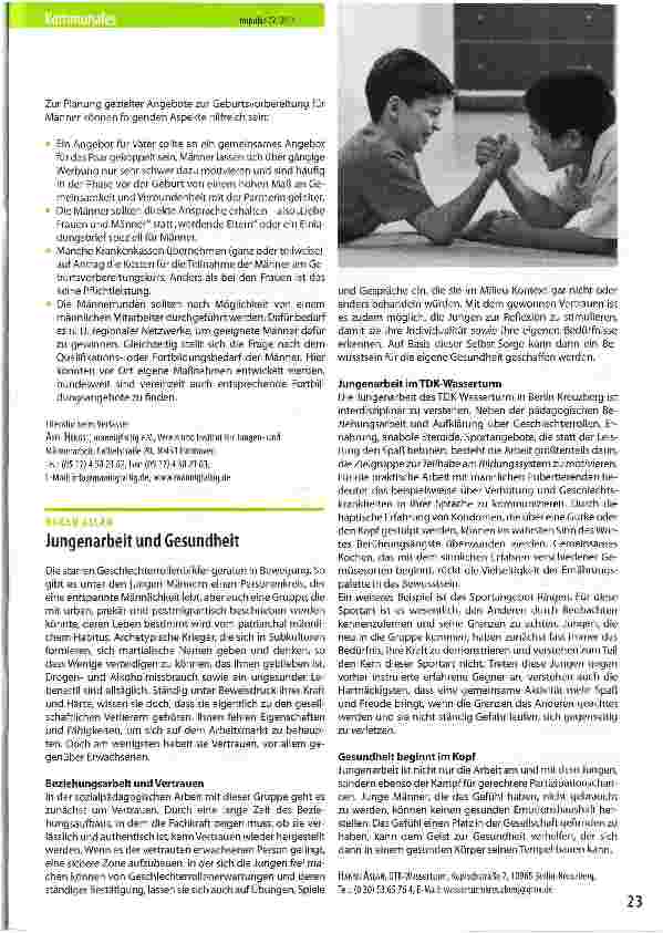 Vorschauseite 2: Geburtsvorbereitung - Männersache?