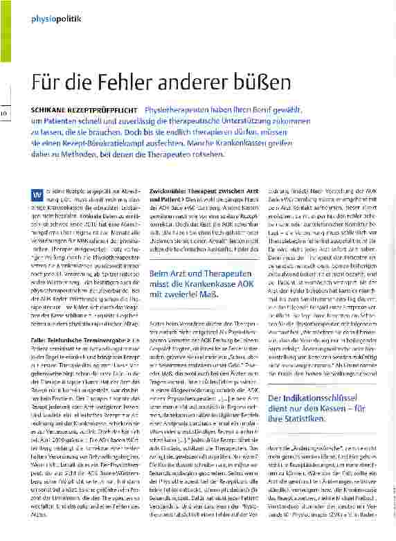 Vorschauseite 1: Für die Fehler anderer büßen