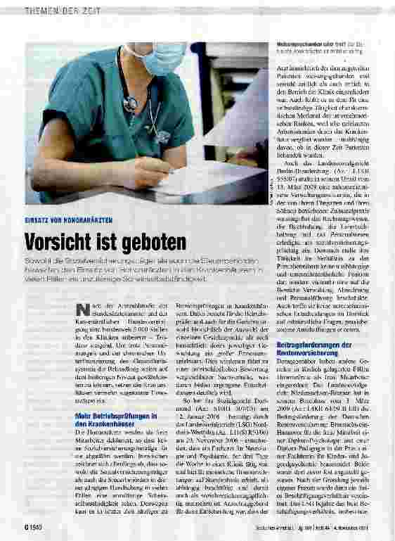 Vorschauseite 1: Vorsicht ist geboten