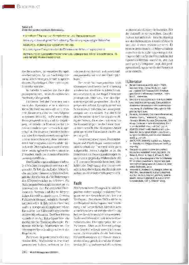 Vorschauseite 6: Versorgung von Patienten mit morbider Adipositas in einem multidisziplinären Konzept ambulanter und stationärer Behandlung