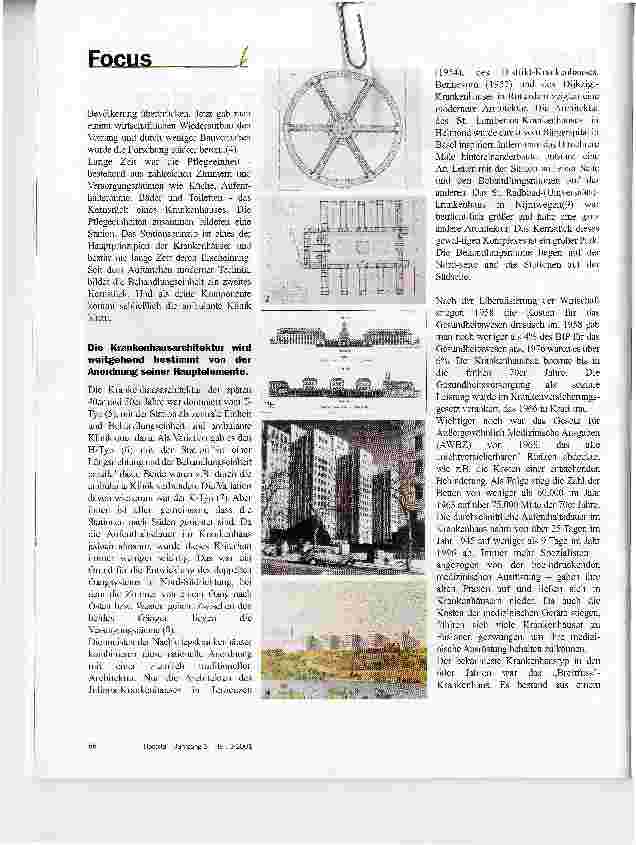Vorschauseite 2: Krankenhausarchitektur in den Niederlanden:Der Weg in die Moderne