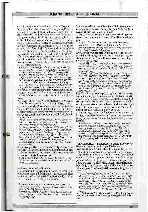 Vorschauseite 2: Schweigepflicht