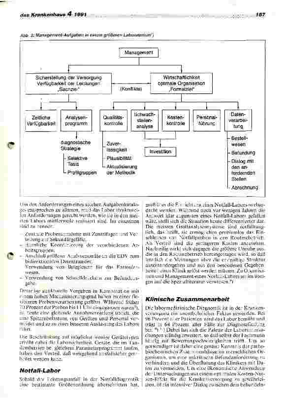 Vorschauseite 3: Organisation und Führung eines Zentrallabors
