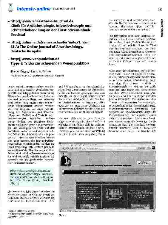 Vorschauseite 1: Intensivonline