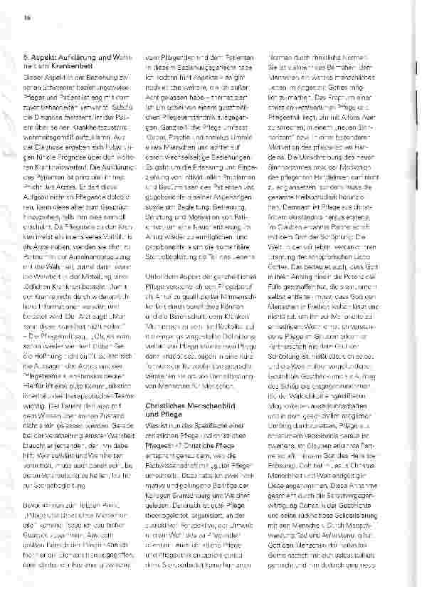 Vorschauseite 3: Christliches Menschenbild und ethische Fragen in Medizin und Pflege