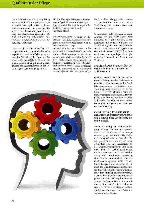 Vorschauseite 3: Qualitätsmanagement -eine Innovation für die Zukunft