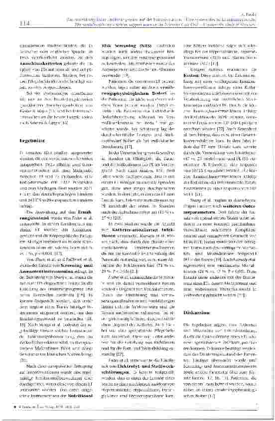 Vorschauseite 3: Das multidisziplinäre Ernährungsteam auf der Intensivstation -Eine systematischeLiteraturrecherche
