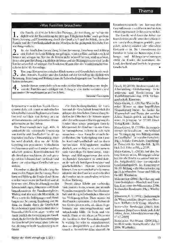 Vorschauseite 4: Betreuung, Erziehung, BildungGanzheitliches Präventionsnetz zur Sicherung gelingender kindlicher Entwicklungsverläufe in den ersten zehn Lebensjahren