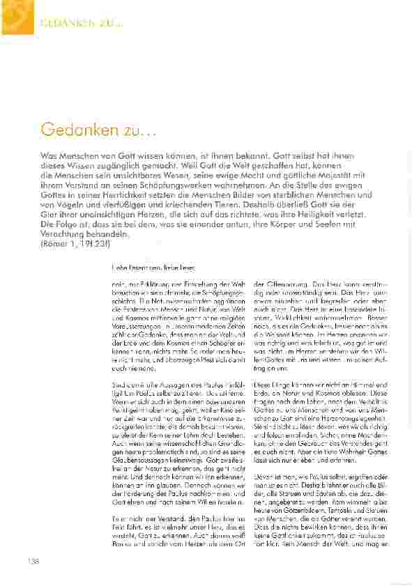 Vorschauseite 1: Gedanken zu...