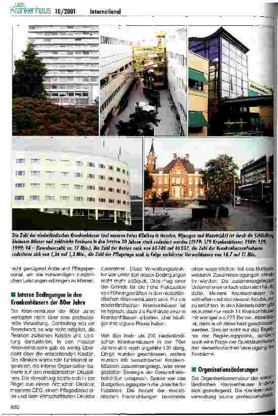 Vorschauseite 2: Rationalisierung und Rationierung in niederländischen Krankenhäusern: negative Auswirkungen auf die Versorgung der Bevölkerung