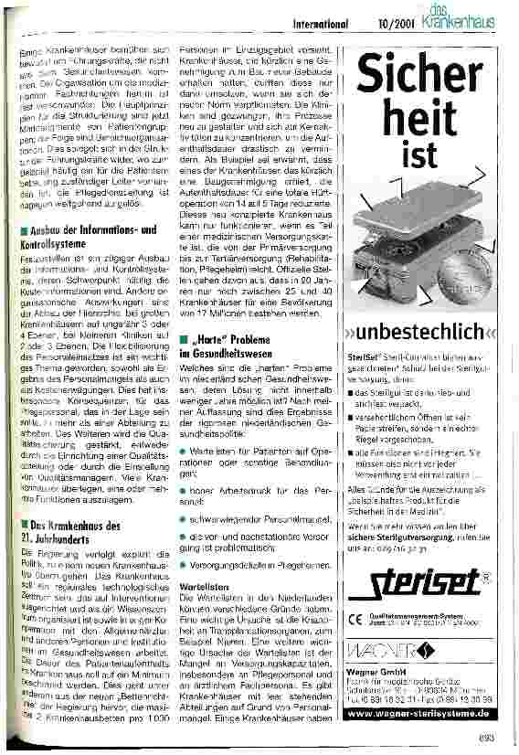 Vorschauseite 3: Rationalisierung und Rationierung in niederländischen Krankenhäusern: negative Auswirkungen auf die Versorgung der Bevölkerung
