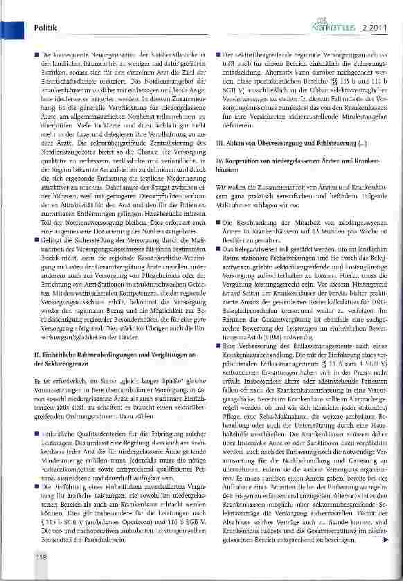 Vorschauseite 2: Beratungen der CD U/CSU-Fraktion im Deutschen Bundestag zu einem GKV-Versorgungsgesetz