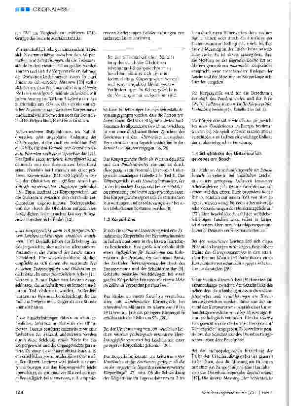 Vorschauseite 2: Das Verhältnis äußerer Körpermaße zum Erkrankungsrisiko und zur Todesursache - Analyse und Bewertung unterschiedlicher Messmethoden und Studienergebnisse