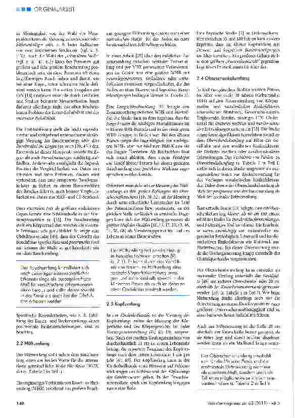 Vorschauseite 4: Das Verhältnis äußerer Körpermaße zum Erkrankungsrisiko und zur Todesursache - Analyse und Bewertung unterschiedlicher Messmethoden und Studienergebnisse