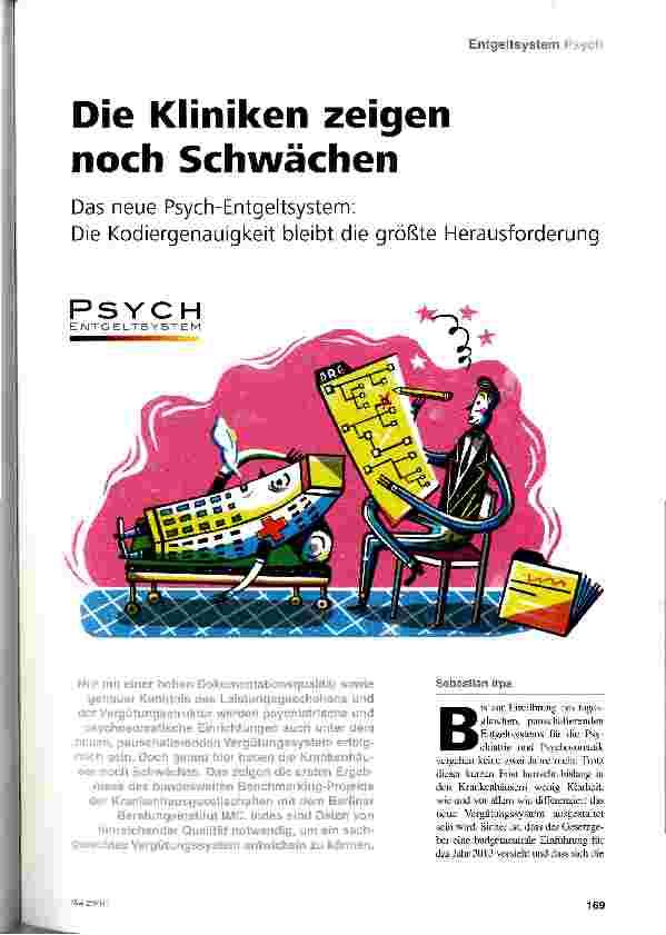 Vorschauseite 1: Die Kliniken zeigen noch Schwächen
