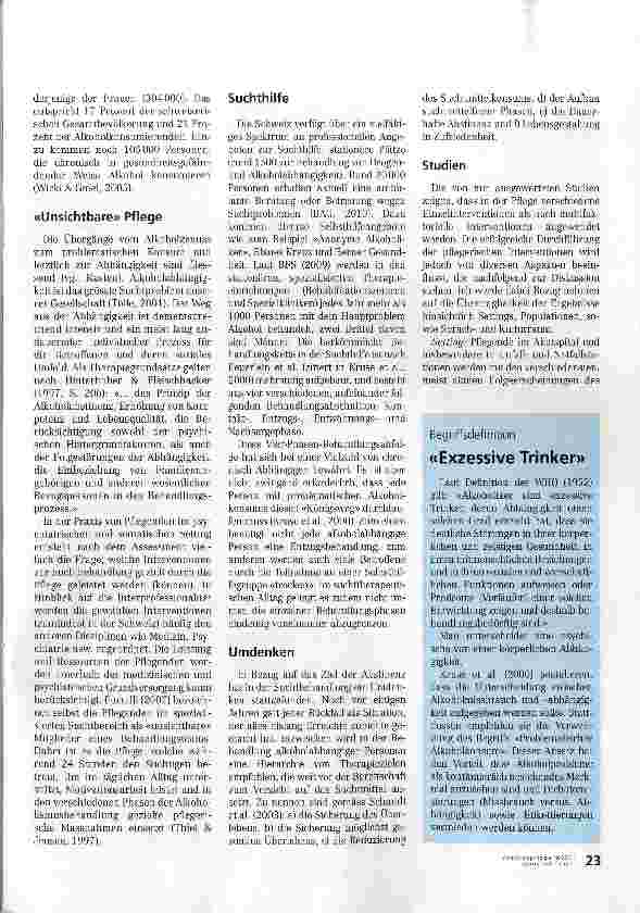 Vorschauseite 2: Die Pflege hat ein grosses Potenzial