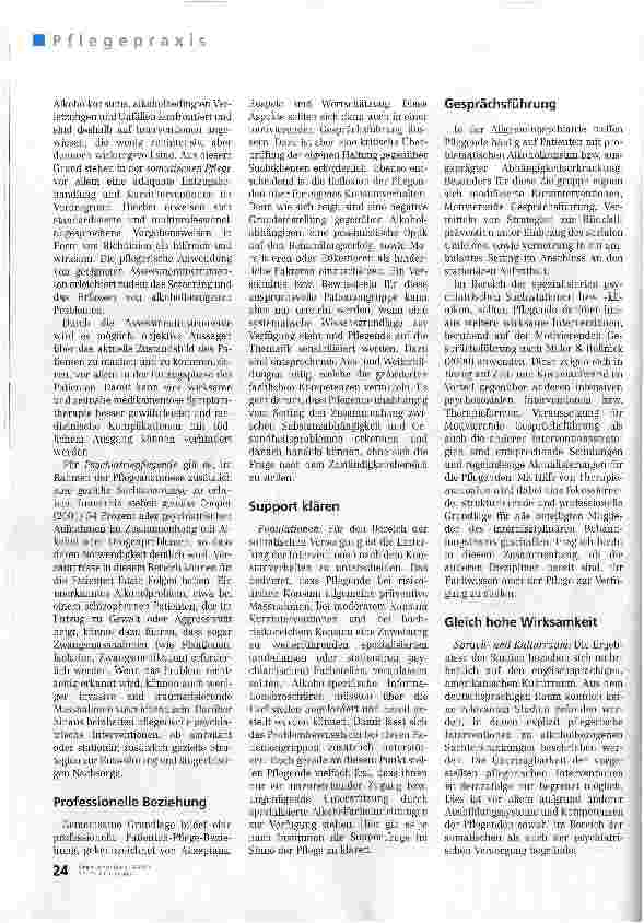 Vorschauseite 3: Die Pflege hat ein grosses Potenzial