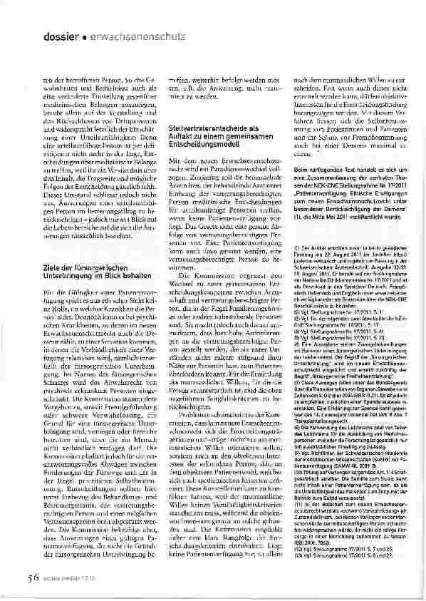 Vorschauseite 5: Demenz ist kein Hindernis für eine gültige Patientenverfügung