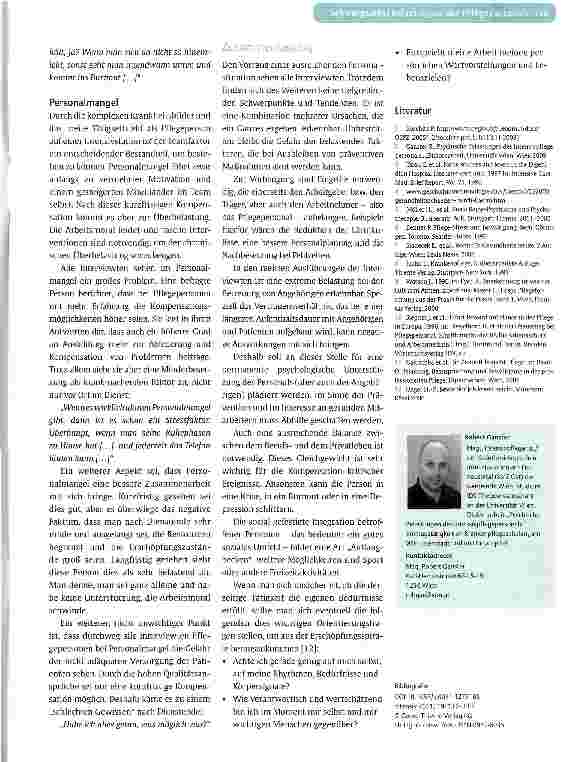 Vorschauseite 4: Psychische Belastungen aus Sicht der Pflege