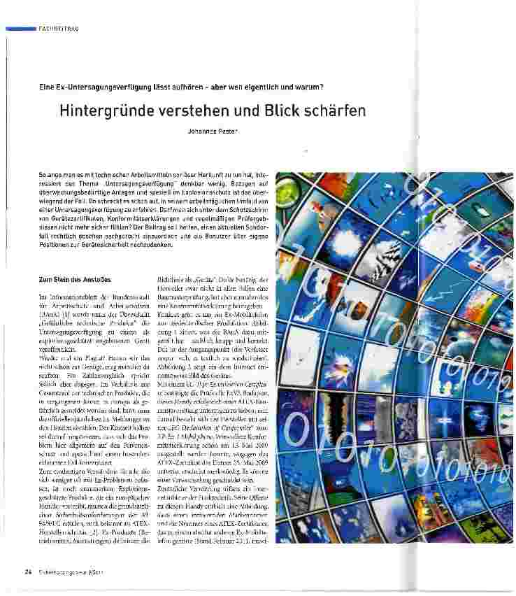 Vorschauseite 1: Hintergründe verstehen und Blick schärfen